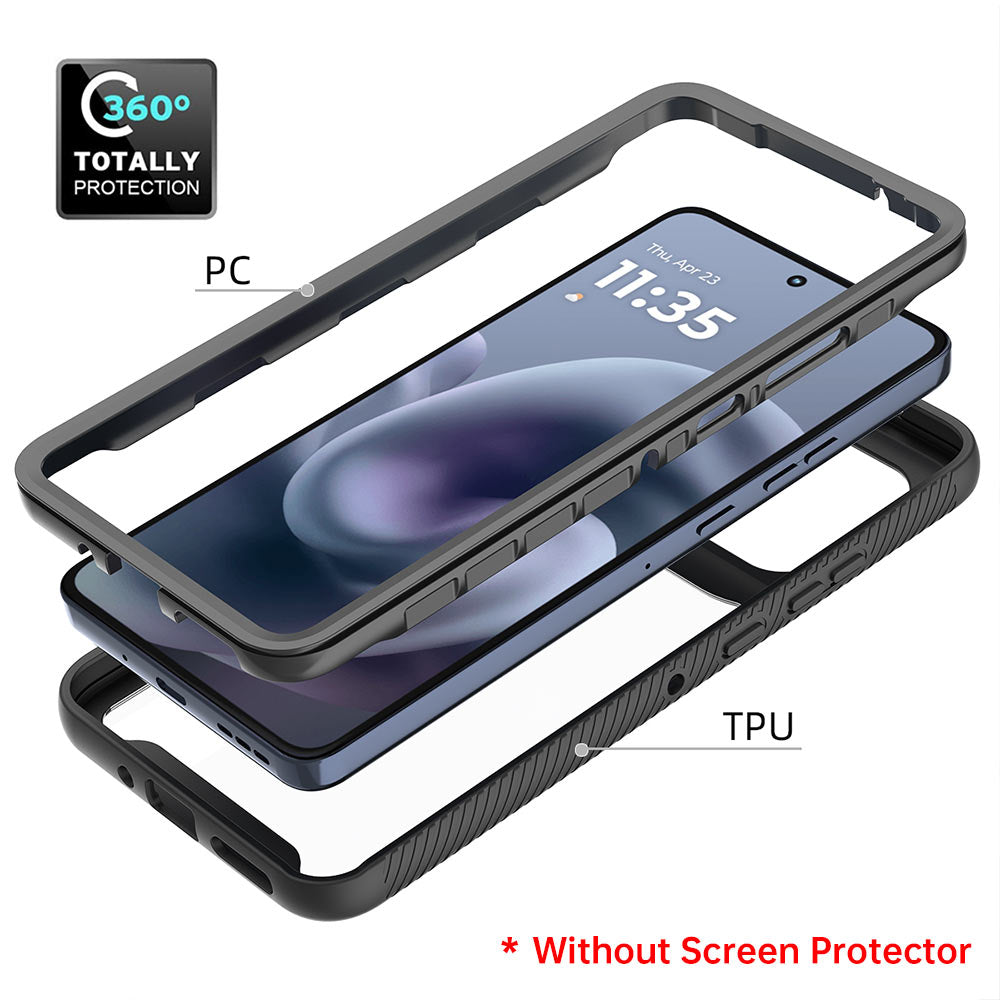 ARMOR-X Motorola Moto G86 5G shockproof cases. Military-Grade Rugged Design with best drop proof protection. Rigid front & dual composite back cover with excellent protection