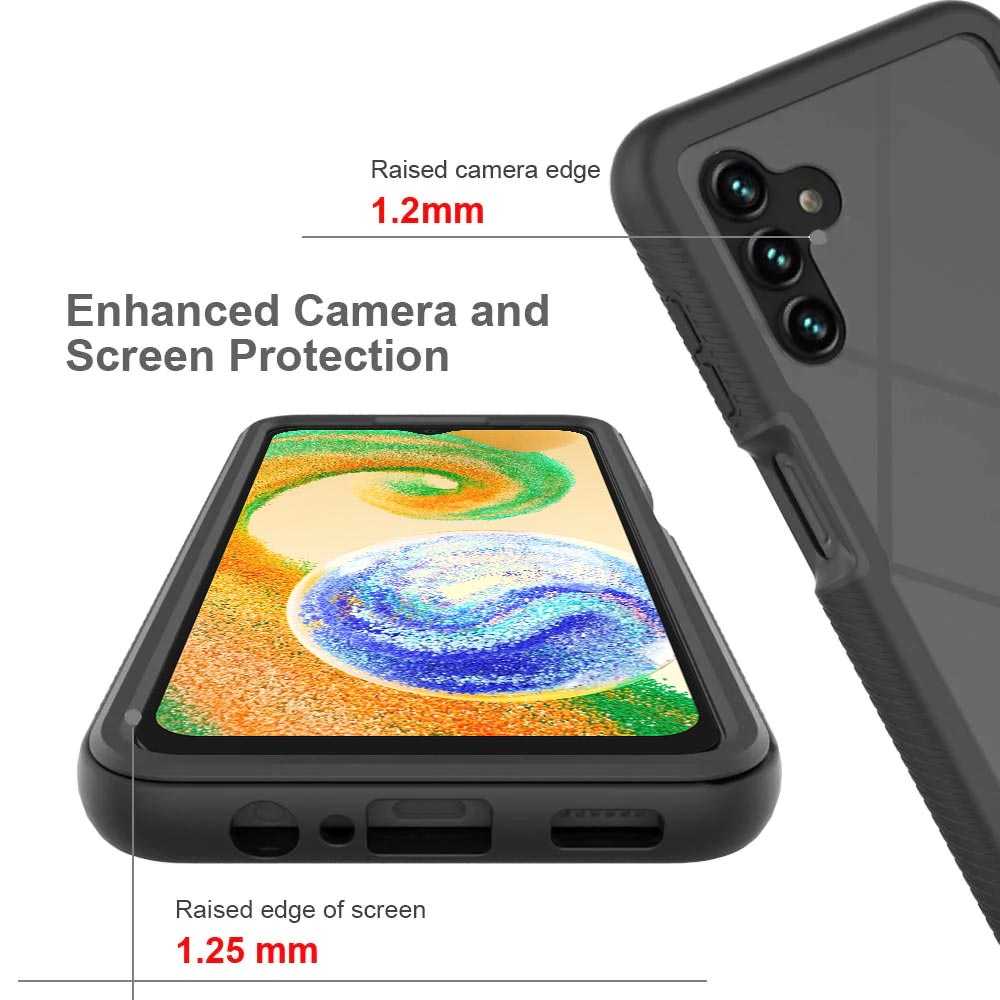 ARMOR-X Samsung Galaxy A04s SM-A047 shockproof cases. Enhanced camera and screen protection.