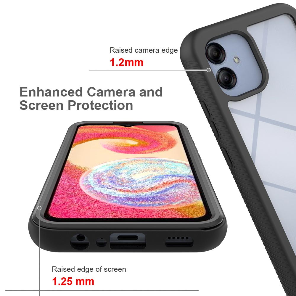 ARMOR-X Samsung Galaxy A04e SM-A042 shockproof cases. Enhanced camera and screen protection.
