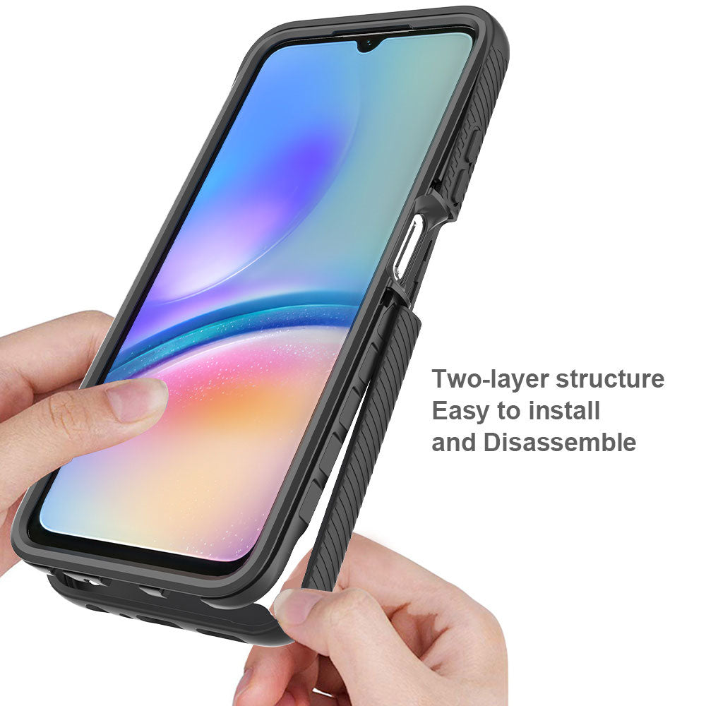 ARMOR-X Samsung Galaxy A05s 4G SM-A057 shockproof cases. Military-Grade Rugged Design with best drop proof protection. Two-layer structure, easy to install and disassemble.