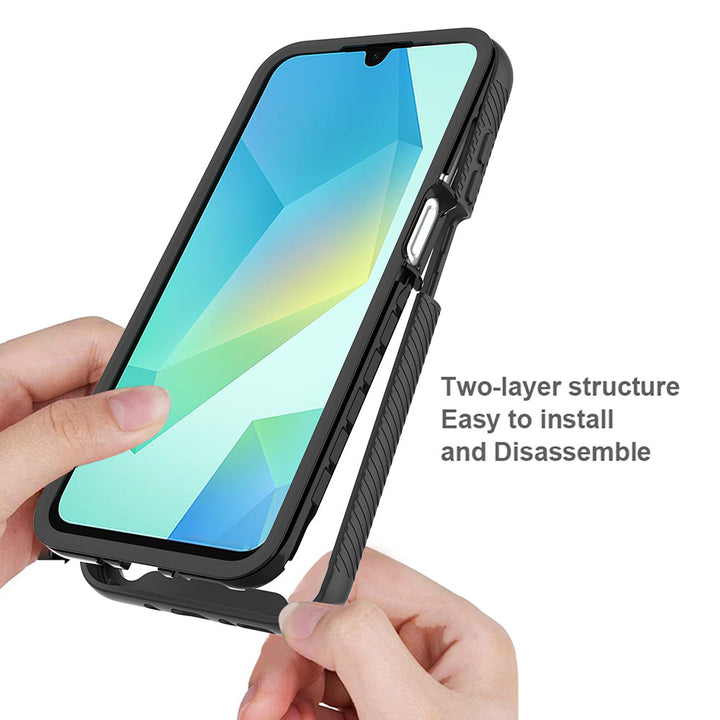 ARMOR-X Samsung Galaxy A16 5G SM-A166 / A16 4G SM-A165 / A17 5G SM-A176 shockproof cases. Military-Grade Rugged Design with best drop proof protection. Two-layer structure, easy to install and disassemble.