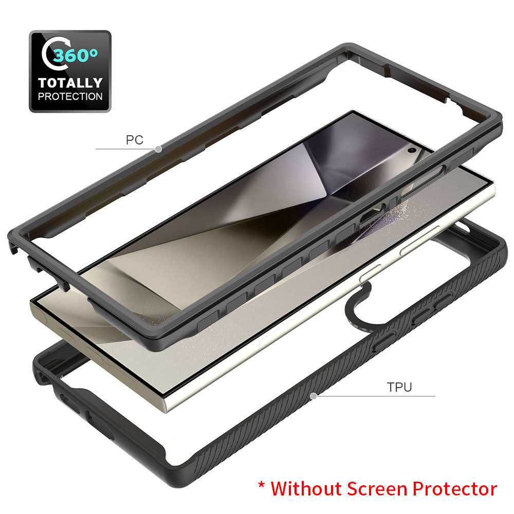 ARMOR-X Samsung Galaxy S24 Ultra SM-S928 shockproof cases. Military-Grade Rugged Design with best drop proof protection. Rigid front & dual composite back cover with excellent protection.