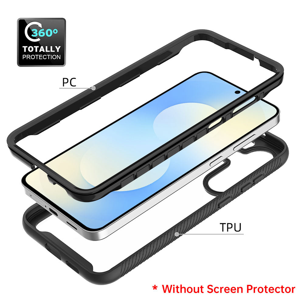 ARMOR-X Samsung Galaxy S25 FE SM-S731 shockproof cases. Military-Grade Rugged Design with best drop proof protection. Rigid front & dual composite back cover with excellent protection.