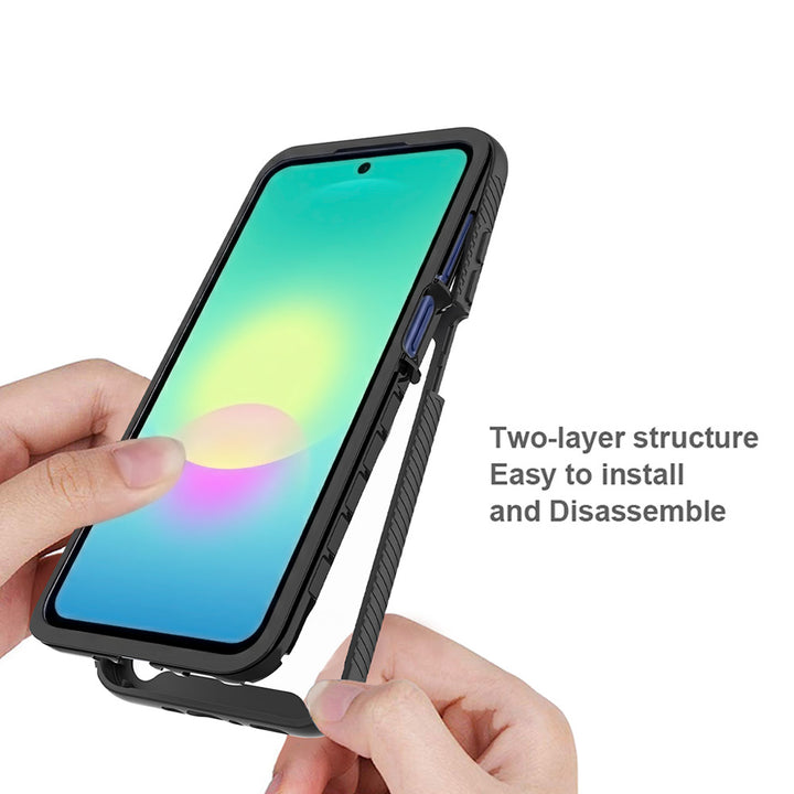 ARMOR-X Samsung Galaxy A27 5G SM-A276 shockproof cases. Military-Grade Rugged Design with best drop proof protection. Two-layer structure, easy to install and disassemble.