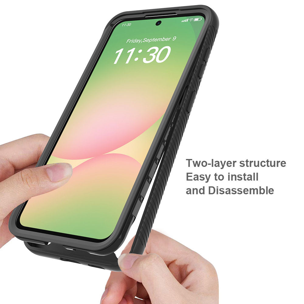 ARMOR-X Samsung Galaxy A57 5G SM-A576 shockproof cases. Military-Grade Rugged Design with best drop proof protection. Two-layer structure, easy to install and disassemble.