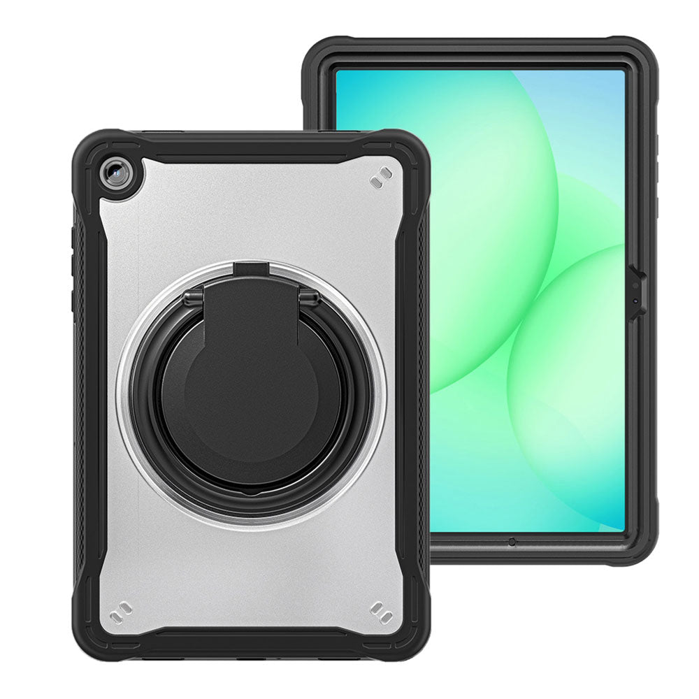 ARMOR-X Samsung Galaxy Tab A11+ A11 Plus ( 11" ) SM-X230 / SM-X235 / SM-X236 shockproof case, impact protection cover. Rugged case with kick stand. Hand free typing, drawing, video watching.