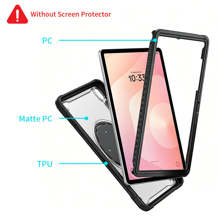 ARMOR-X Samsung Galaxy Tab S11 SM-X730 / X736 / X738 shockproof case, 2-layer shock absorbing construction provides complete protection against accidental drops, bumps and shocks.