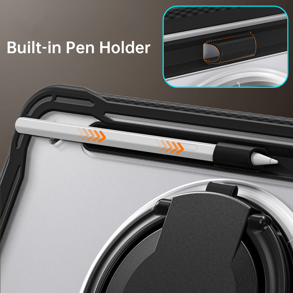 HON-SS-X730 | Samsung Galaxy Tab S11 SM-X730 / X736 / X738 | Rugged Case with Kick-Stand and Folding Grip