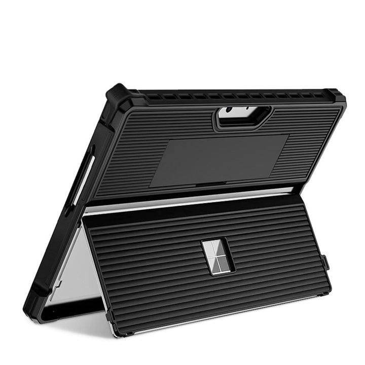 ARMOR-X Microsoft Surface Pro 9 Shockproof Case With Kickstand, hands-free to enjoy your favorite shows, movies, and games.