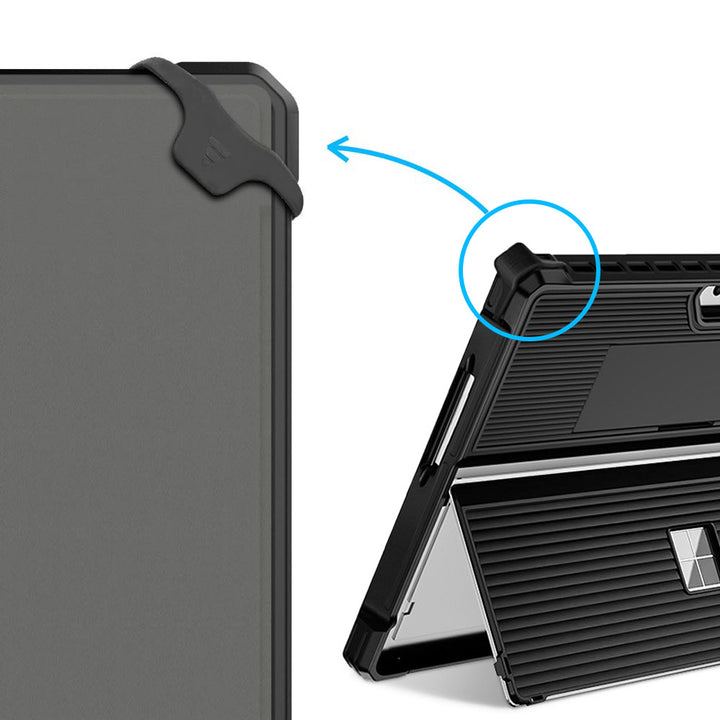 ARMOR-X Microsoft Surface Pro 9 Shockproof Case. Precise cutouts allow easy access to all ports, buttons and functions.