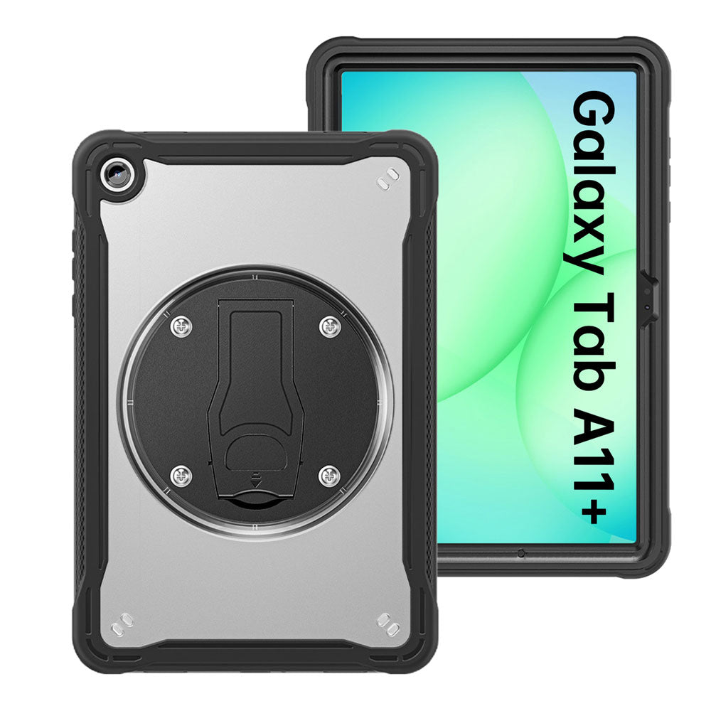ARMOR-X Samsung Galaxy Tab A11+ A11 Plus ( 11" ) SM-X230 / SM-X235 / SM-X236 shockproof case, impact protection cover with VESA 75x75mm Mounting Holes & Kick-stand. 