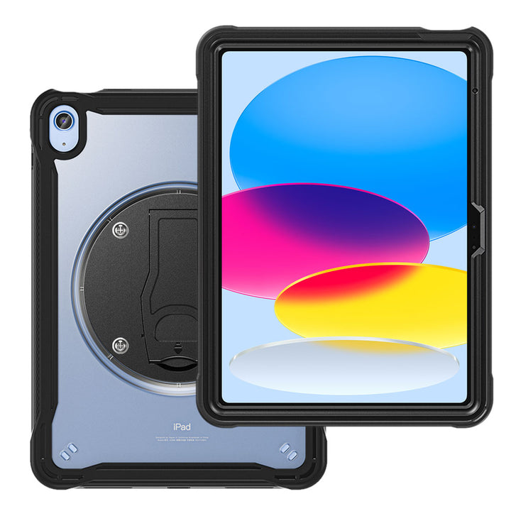 HVN-iPad | iPad / iPad air / iPad Pro | 2 Layers Protective Rugged Case with VESA 75x75mm Mounting Holes & Kick-stand