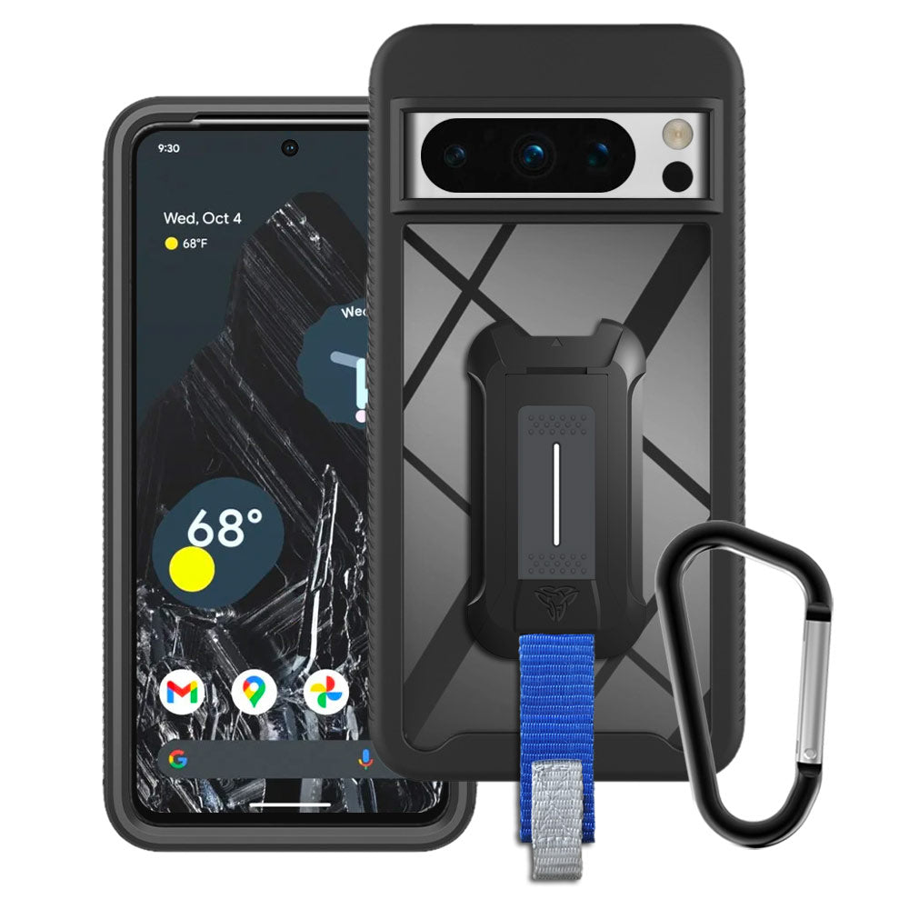 ARMOR-X Google Pixel 8 Pro shockproof cases. Military-Grade Mountable Rugged Design with best drop proof protection.