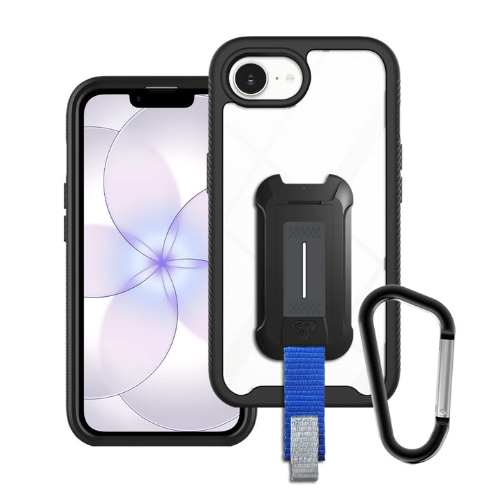 ARMOR-X APPLE iPhone 17e / 16e shockproof cases. Military-Grade Mountable Rugged Design with best drop proof protection.