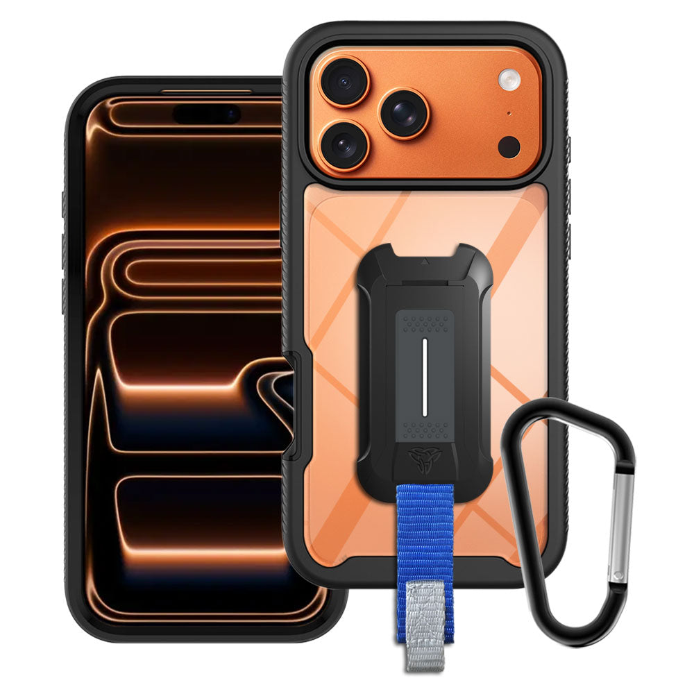 ARMOR-X APPLE iPhone 17 Pro Max shockproof cases. Military-Grade Mountable Rugged Design with best drop proof protection.