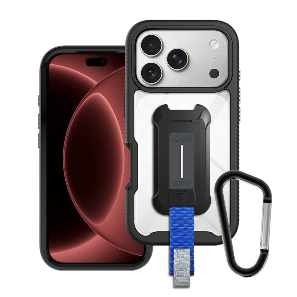 ARMOR-X APPLE iPhone 18 Pro shockproof cases. Military-Grade Mountable Rugged Design with best drop proof protection.