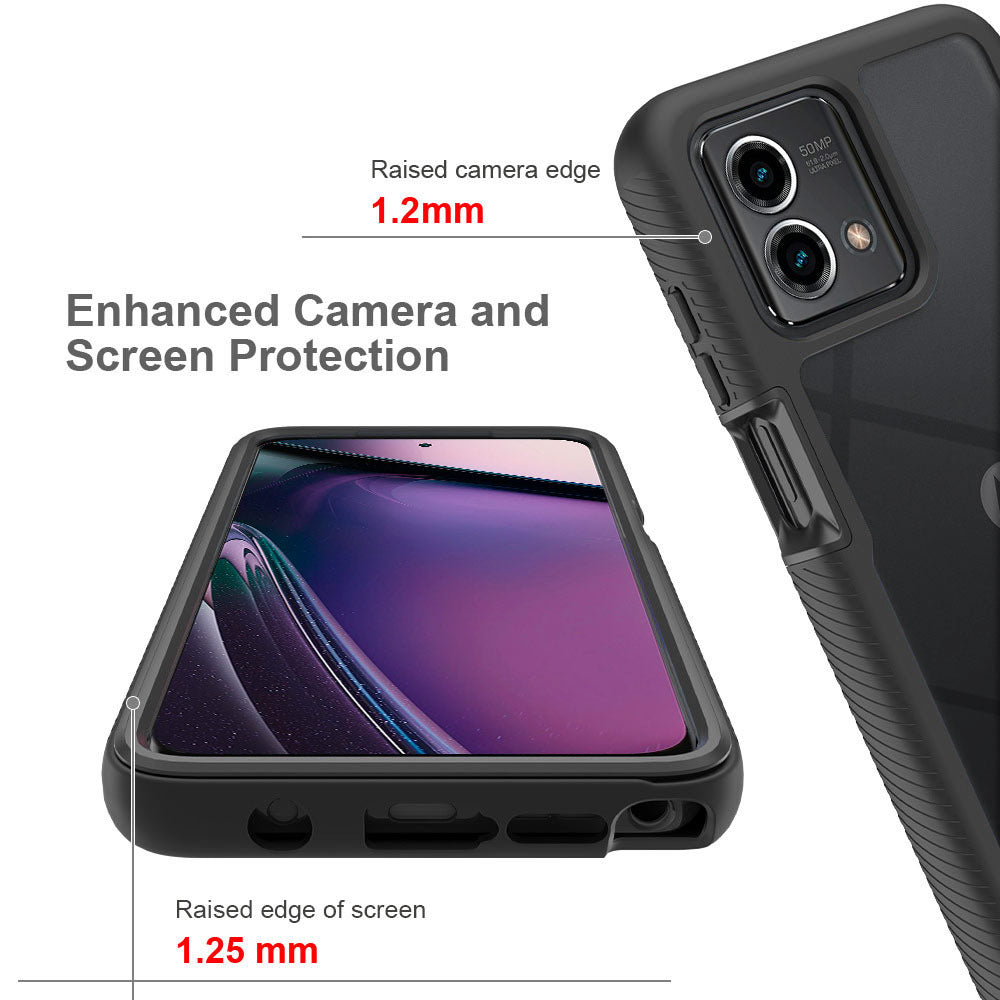 ARMOR-X Motorola Moto G Stylus 5G 2023 shockproof cases. Military-Grade Mountable Rugged Design with best drop proof protection.