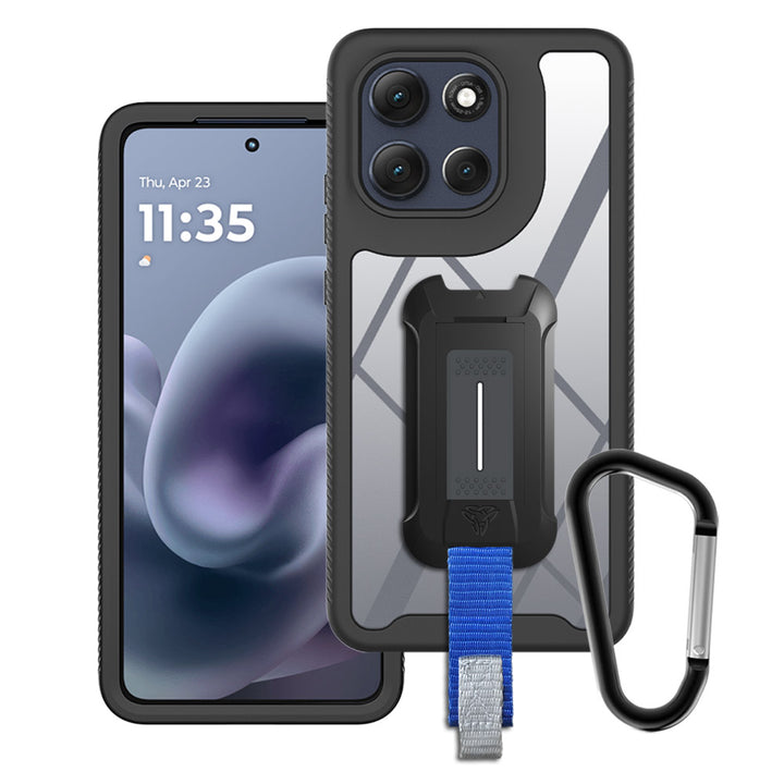 ARMOR-X Motorola Moto G86 5G shockproof cases. Military-Grade Mountable Rugged Design with best drop proof protection.