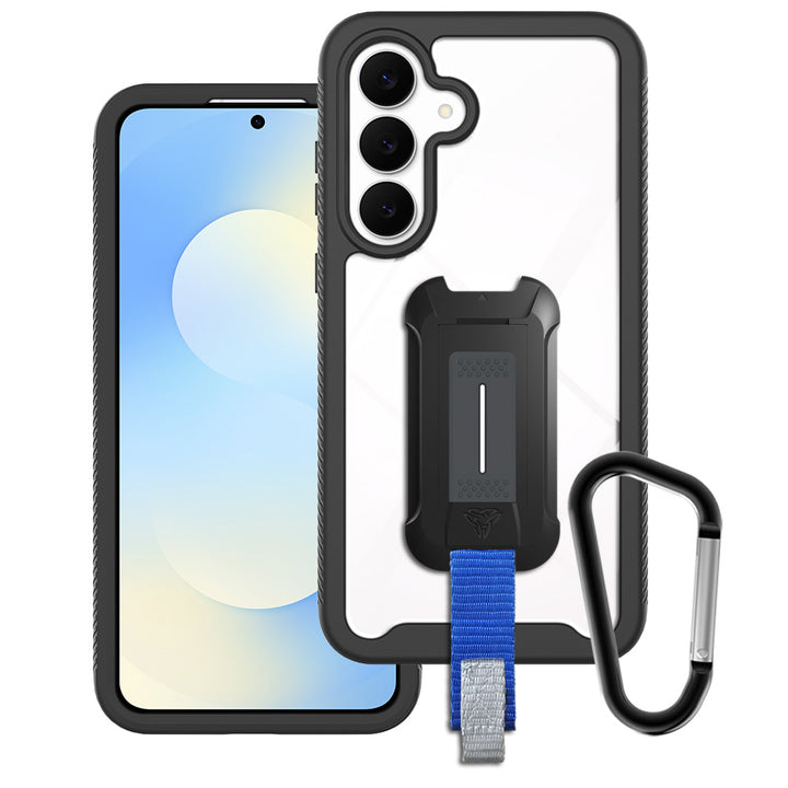 ARMOR-X Samsung Galaxy S25 FE SM-S731 shockproof cases. Military-Grade Mountable Rugged Design with best drop proof protection.