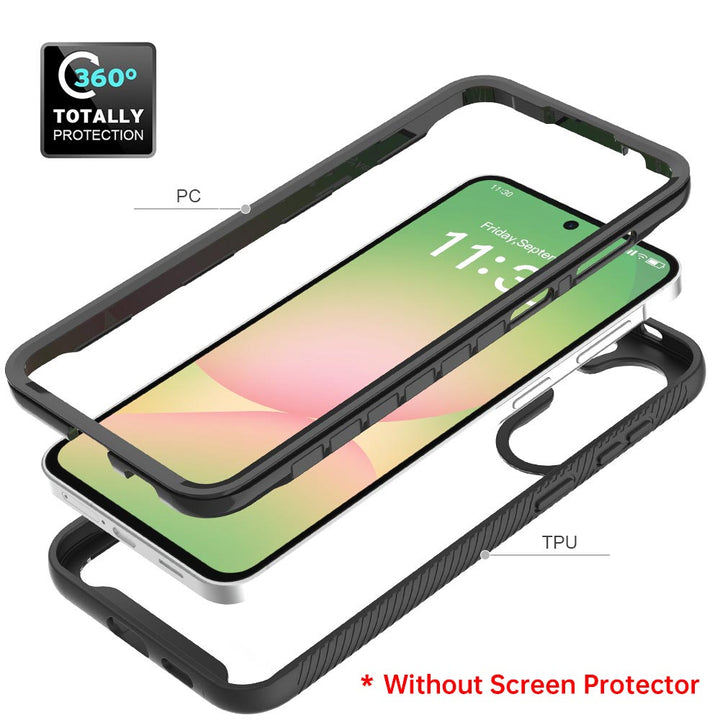 ARMOR-X Samsung Galaxy A57 5G SM-A576 shockproof cases. Military-Grade Mountable Rugged Design with best drop proof protection.