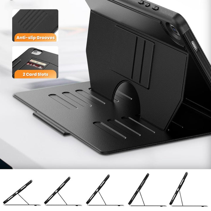 JCV-SS-X135 | Samsung Galaxy Tab A11 ( 8.7" ) SM-X133 / SM-X135 | Shockproof Full Protective Case with Magnetic Stand & Card Slots