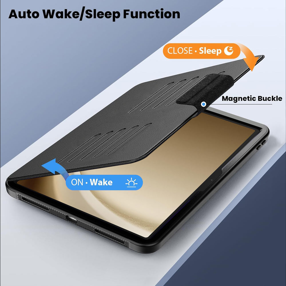 JCV-SS-X230 | Samsung Galaxy Tab A11+ A11 Plus ( 11" ) SM-X230 / SM-X235 / SM-X236 | Shockproof Full Protective Case with Magnetic Stand & Card Slots