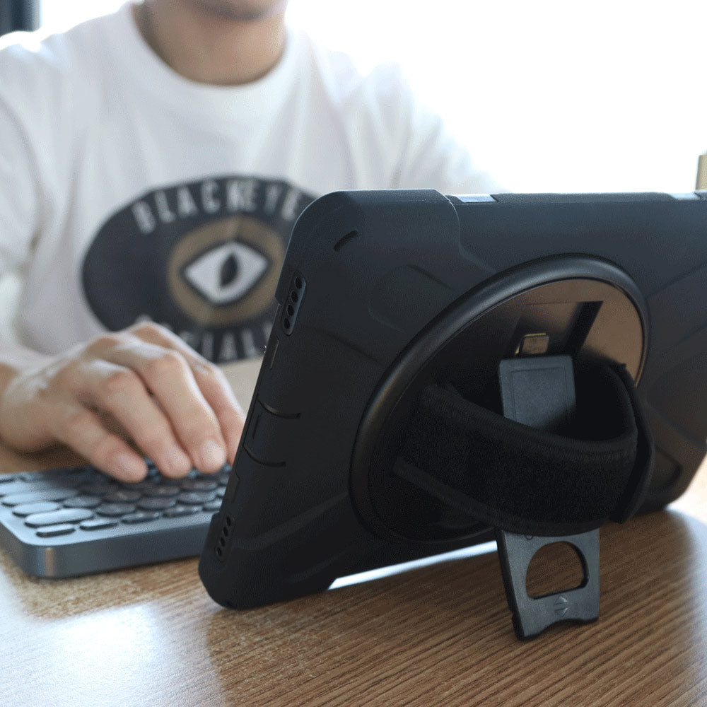 ARMOR-X Microsoft Surface Pro 4 case with kick stand. Hand free typing, drawing, video watching.