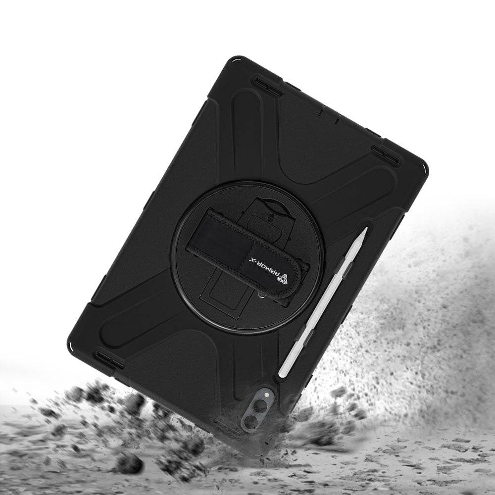 ARMOR-X Samsung Galaxy Tab S12 Ultra SM-X940 / X946 ultra 3 layers shockproof rugged case. Design with best drop proof protection.
