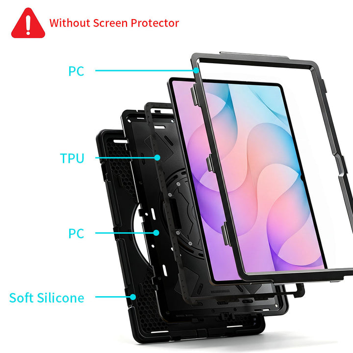 ARMOR-X Samsung Galaxy Tab S12 Ultra SM-X940 / X946 ultra 3 layers protective case. heavy duty rugged case. Full protection cover.