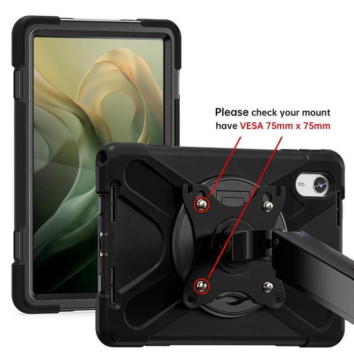 JVN-LN-TB336 | Motorola Moto Pad (2026) / Moto Pad 60 Neo | Ultra 3 Layers Shockproof Rugged Case With VESA 75x75mm Mounting Holes &amp; Kick-stand