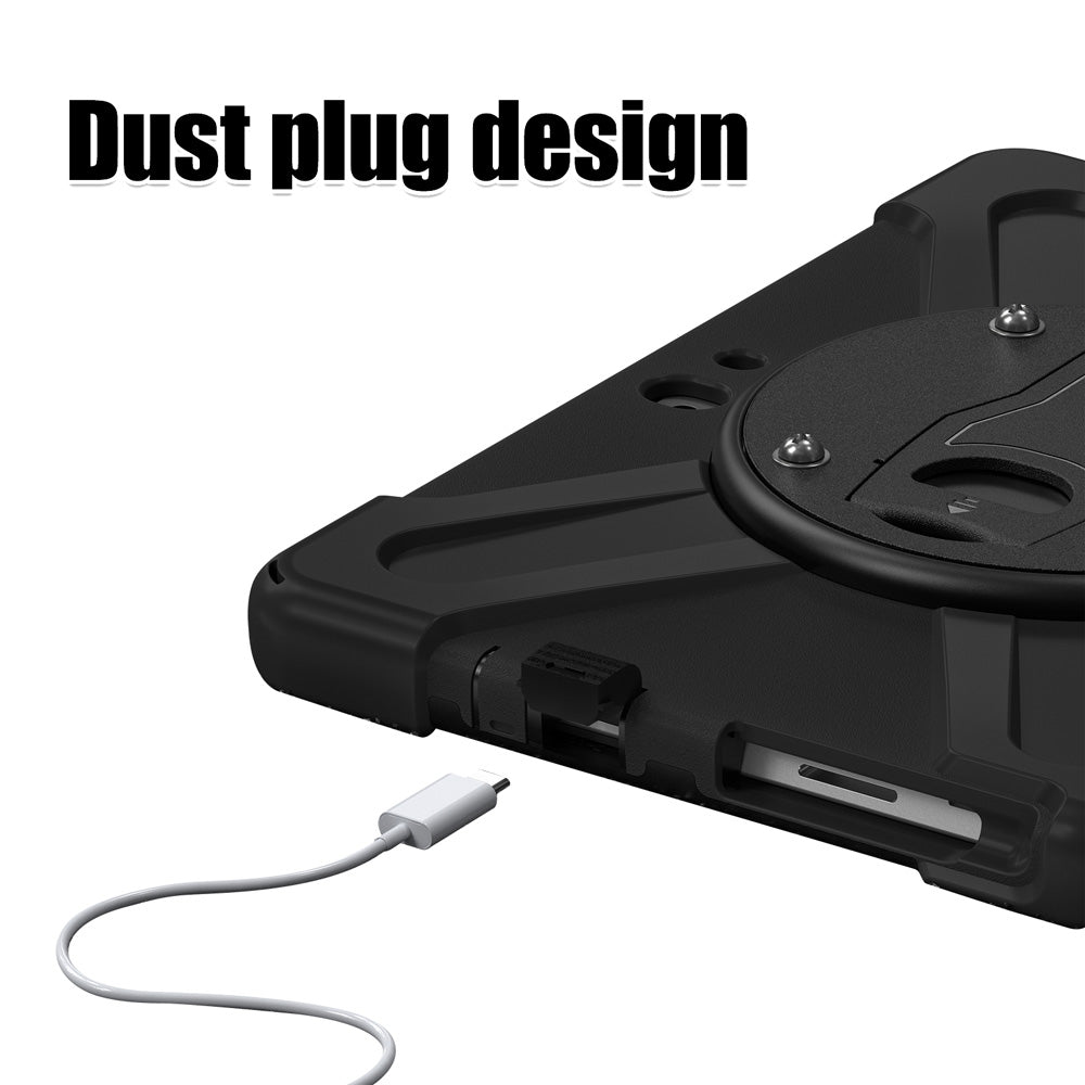 JVN-MS-SFGO | Microsoft Surface Go 4 / Go 3 / Go 2 / Go | Ultra 3 Layers Shockproof Rugged Case With VESA 75x75mm Mounting Holes & Kick-stand