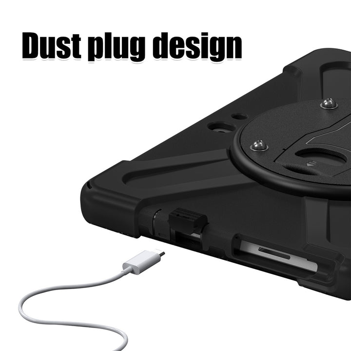 JVN-MS-SFGO | Microsoft Surface Go 4 / Go 3 / Go 2 / Go | Ultra 3 Layers Shockproof Rugged Case With VESA 75x75mm Mounting Holes & Kick-stand