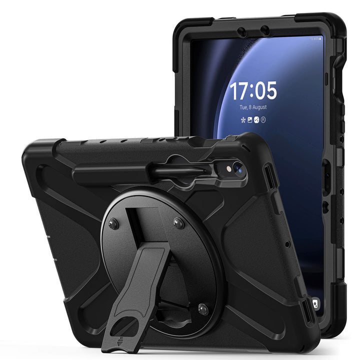 JVN-SS-X710 | Samsung Galaxy Tab S7 SM-T870 / SM-T875 / SM-T876B | Ultra 3 Layers Shockproof Rugged Case With VESA 75x75mm Mounting Holes & Kick-stand