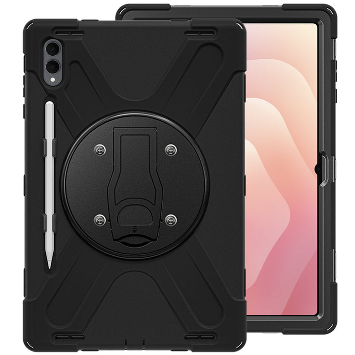 ARMOR-X Samsung Galaxy Tab S11 Ultra SM-X930 / X936 shockproof case, impact protection cover with VESA 75x75mm Mounting Holes & Kick-stand. 