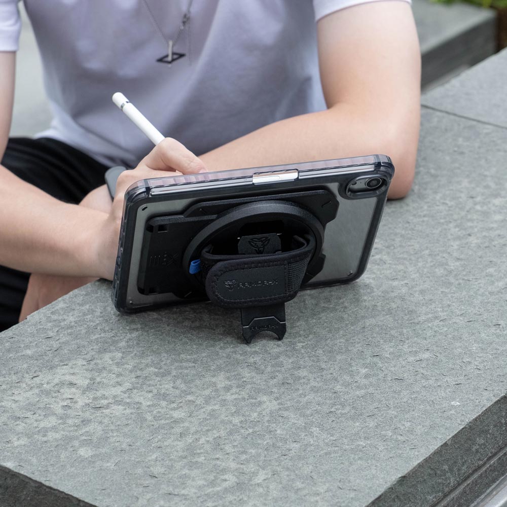 ARMOR-X iPad mini 6 case With the rotating kickstand, you could get the watching angle and typing angle as you want.