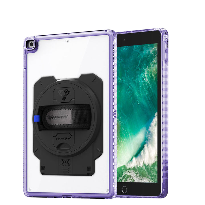 ARMOR-X iPad Pro 10.5 2017 transparent protective rugged case with X-DOCK modular eco-system.