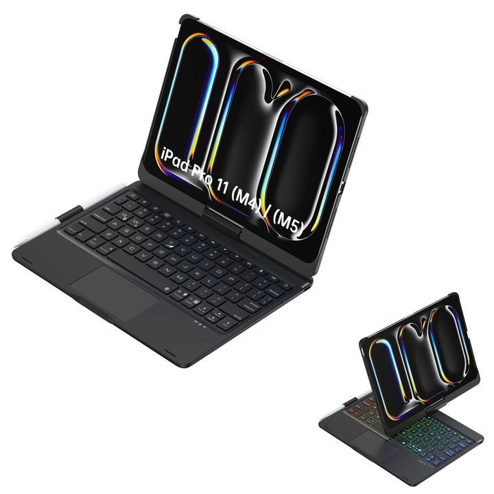 ARMOR-X iPad Pro 11 (M4) / (M5) Keyboard Case with Touchpad.