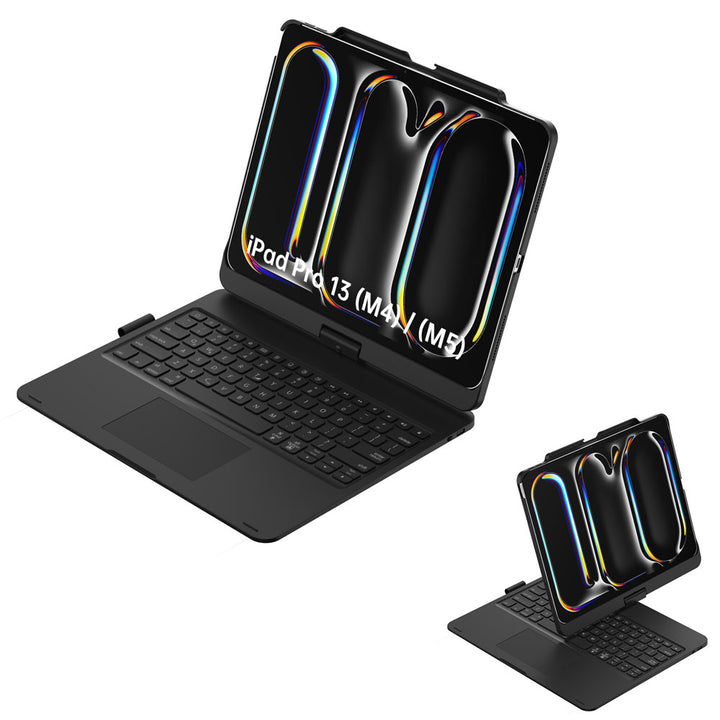 KBA-08_PR75 | iPad Pro 13 (M4) / (M5) & iPad Air 13 (M2) / (M3) & iPad Pro 12.9 ( 4th / 5th / 6th Gen. ) | Keyboard Case with Touchpad