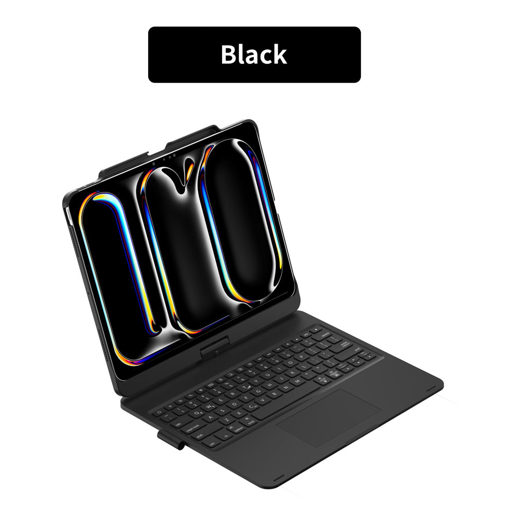 KBA-08_PR75 | iPad Pro 13 (M4) / (M5) & iPad Air 13 (M2) / (M3) & iPad Pro 12.9 ( 4th / 5th / 6th Gen. ) | Keyboard Case with Touchpad