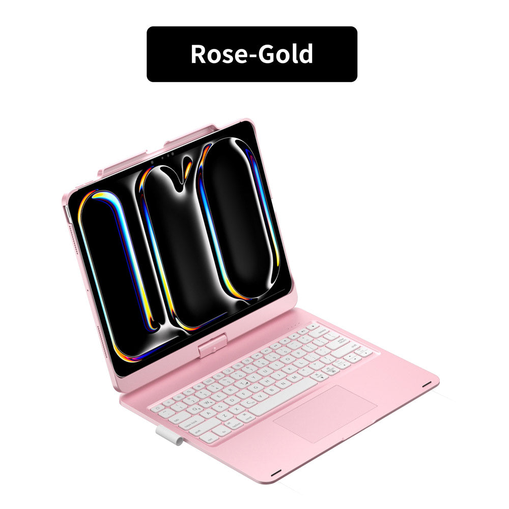 KBA-08_PR75 | iPad Pro 13 (M4) / (M5) & iPad Air 13 (M2) / (M3) & iPad Pro 12.9 ( 4th / 5th / 6th Gen. ) | Keyboard Case with Touchpad