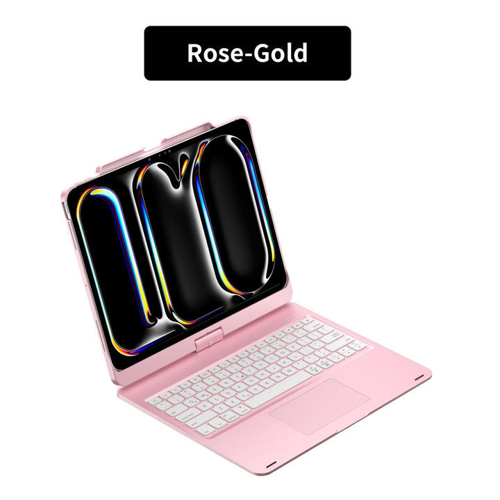 KBA-08_PR75 | iPad Pro 13 (M4) / (M5) & iPad Air 13 (M2) / (M3) & iPad Pro 12.9 ( 4th / 5th / 6th Gen. ) | Keyboard Case with Touchpad
