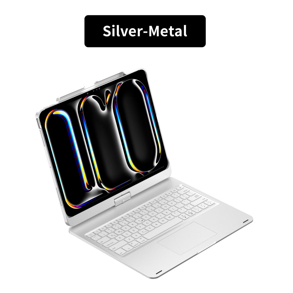 KBA-08_PR75 | iPad Pro 13 (M4) / (M5) & iPad Air 13 (M2) / (M3) & iPad Pro 12.9 ( 4th / 5th / 6th Gen. ) | Keyboard Case with Touchpad