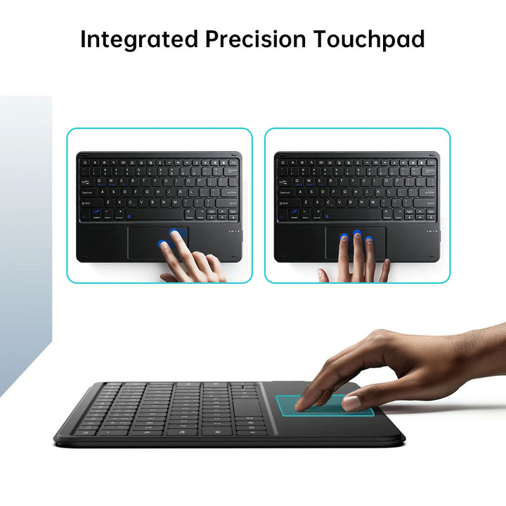 KBA-10 | Portable Wireless Bluetooth Keyboard with Touchpad
