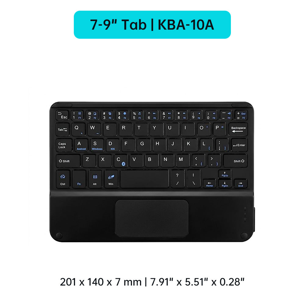 KBA-10 | Portable Wireless Bluetooth Keyboard with Touchpad