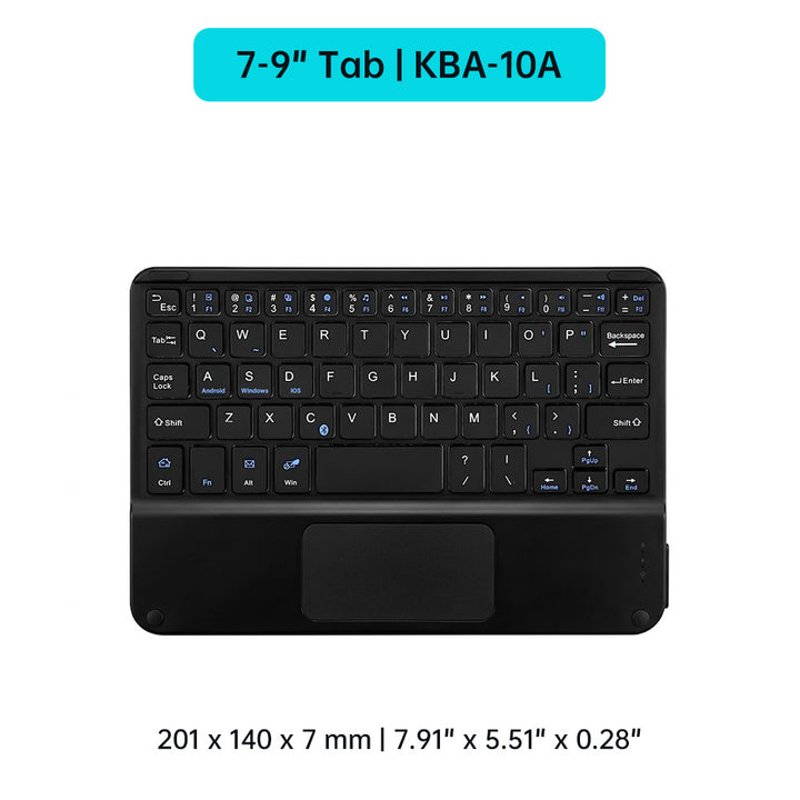 KBA-10 | Portable Wireless Bluetooth Keyboard with Touchpad