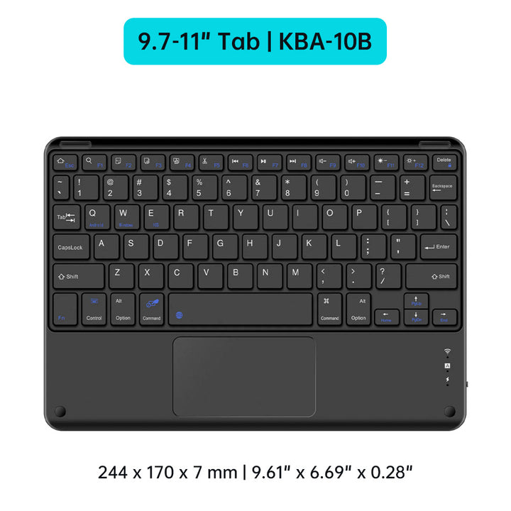 KBA-10 | Portable Wireless Bluetooth Keyboard with Touchpad