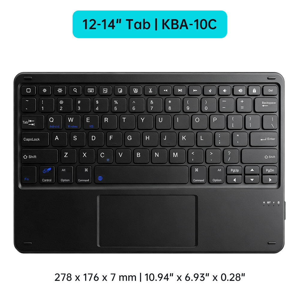 KBA-10 | Portable Wireless Bluetooth Keyboard with Touchpad