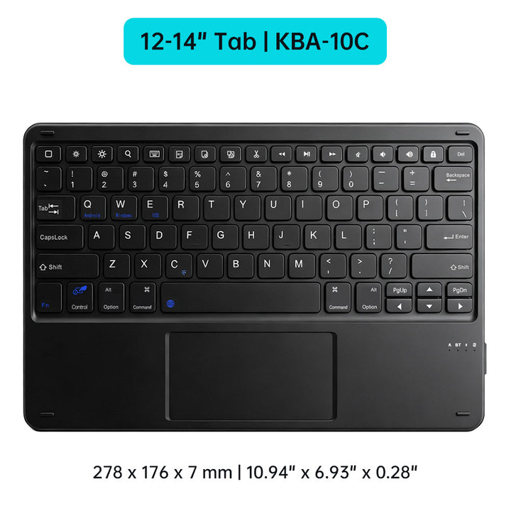 KBA-10 | Portable Wireless Bluetooth Keyboard with Touchpad