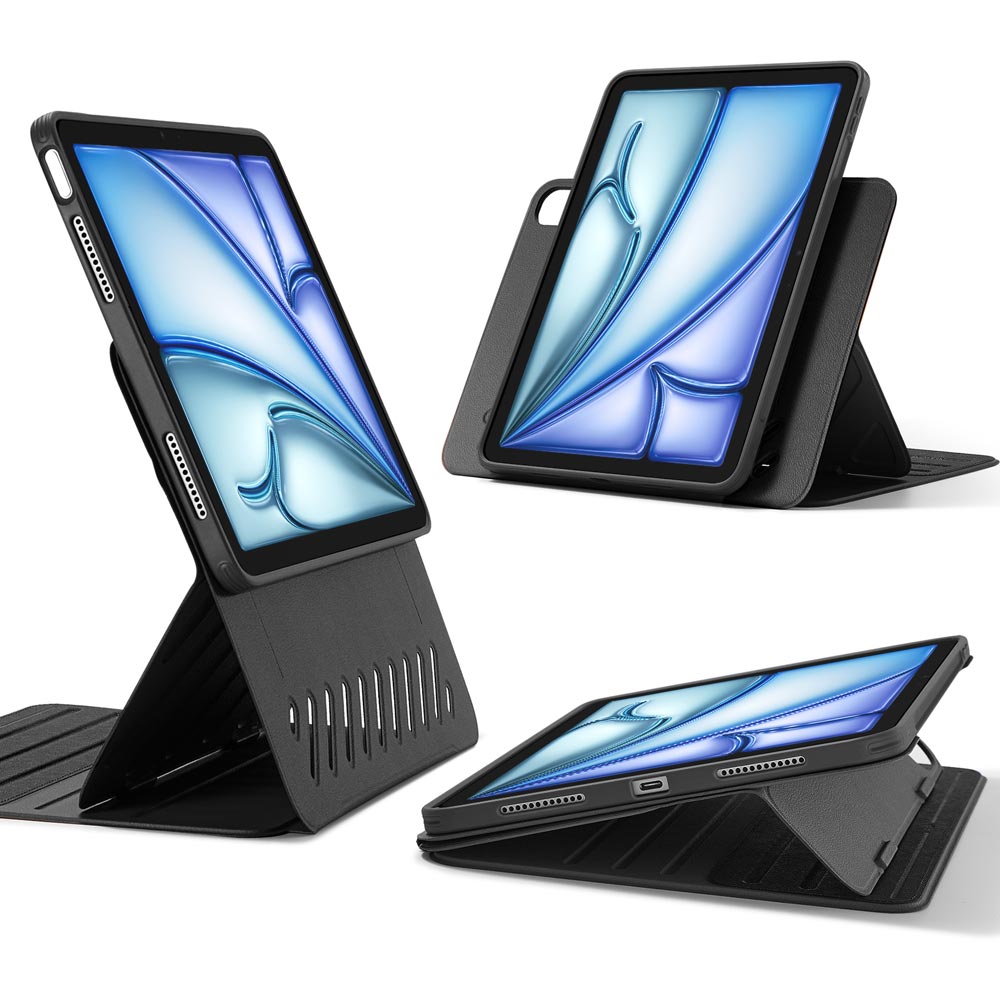 ARMOR-X iPad Air 11 ( M2 ) removable magnetic cover with adjustable stand.