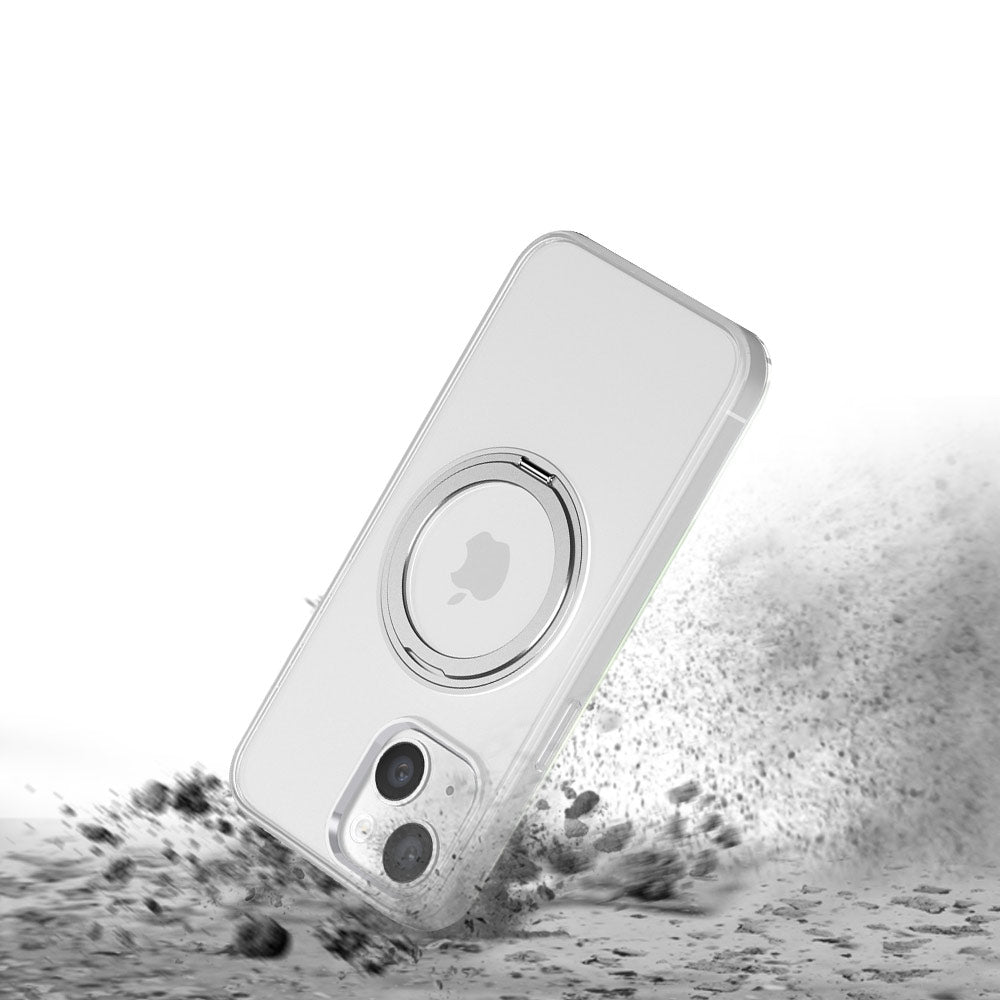 XMTON Magnetica Cover per iPhone 14 Pro Custodia,Compatibile con Magsafe,Invisible Supporto Stand ad Anello Magnetico,Antiurto Sottile Protettiva Cover per iPhone 14 Pro,Trasparente XMTON Magnetica Cover per iPhone 14 Pro Custodia,Compatibile con Magsafe,Invisible Supporto Stand ad Anello Magnetico,Antiurto Sottile Protettiva Cover per iPhone 14 Pro,Trasparente